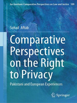 cover image of Comparative Perspectives on the Right to Privacy